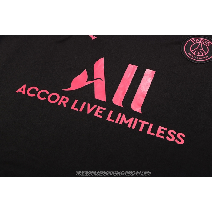 Camiseta de Entrenamiento Paris Saint-Germain Jordan 22-23 Negro y Azul